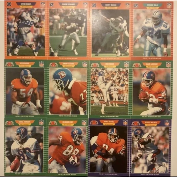 Vintage 1989 Pro Set Football Card Lot 171 Cards - Picture 5 of 12
